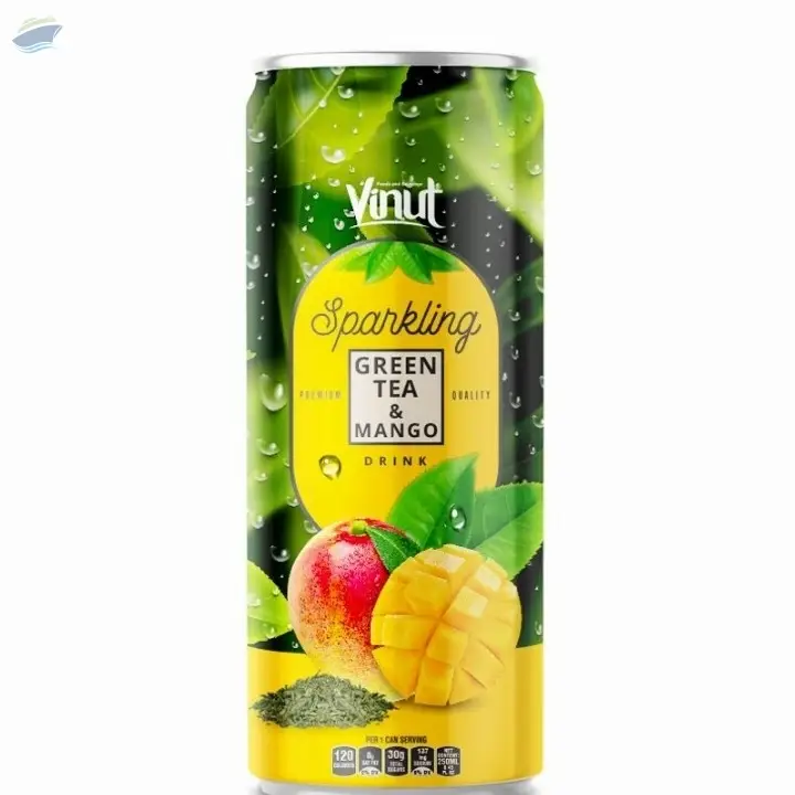 Premium Black Tea & Mango Sparkling Water