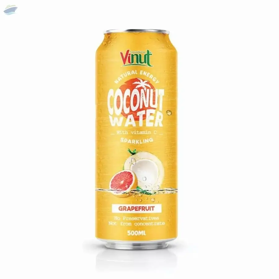 Sparkling Pure Coconut Water With Grapefruit