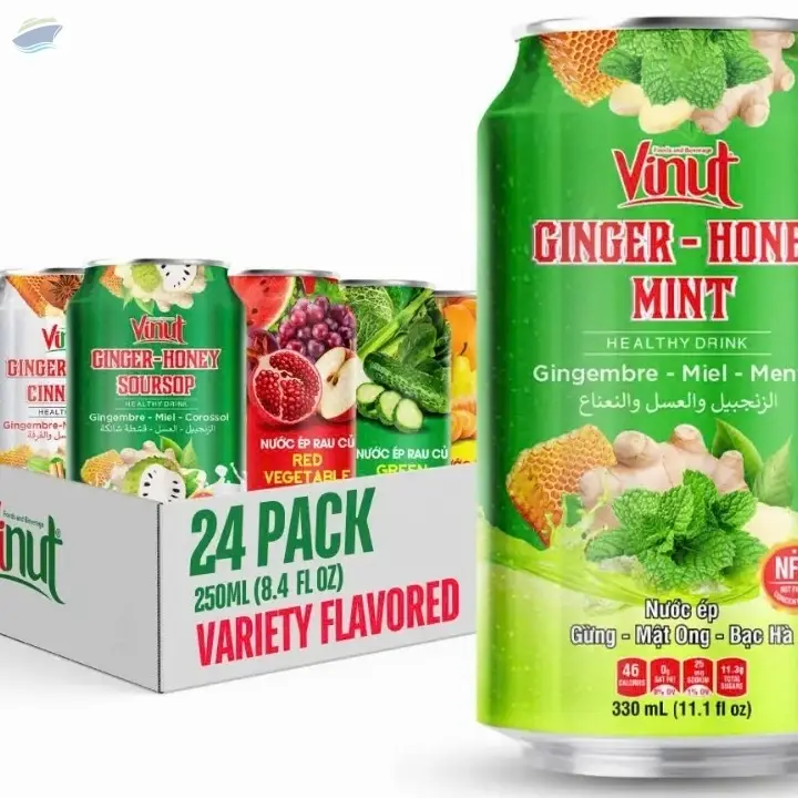 330ml Ginger Honey Mint Juice Drink