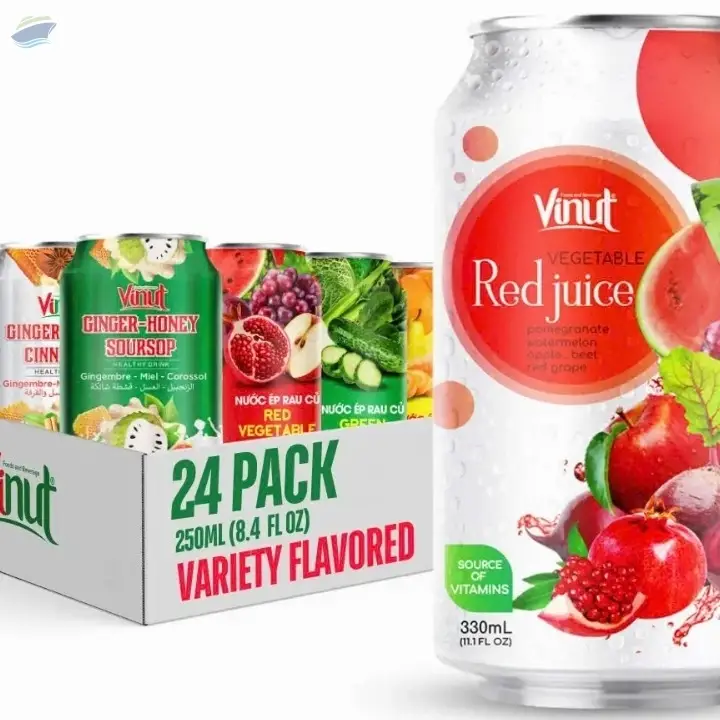 Red Vegetable Juice Drink 330ml VINUT