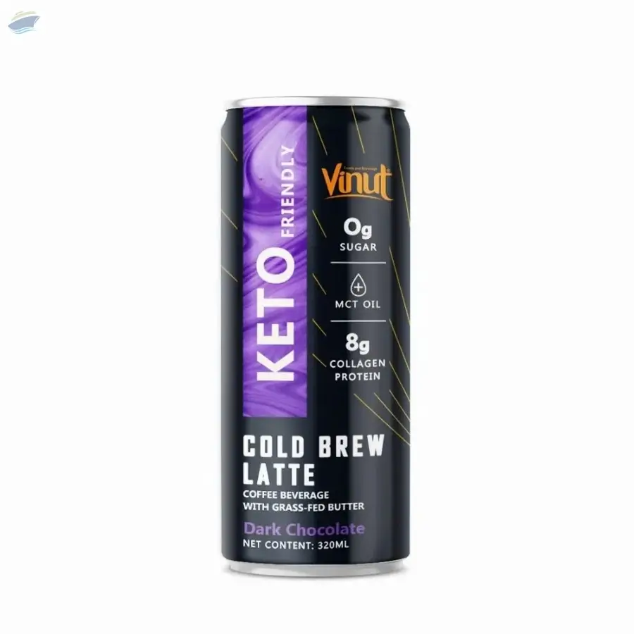 320ml Cold Brew Latte Coffee Dark Chocolate