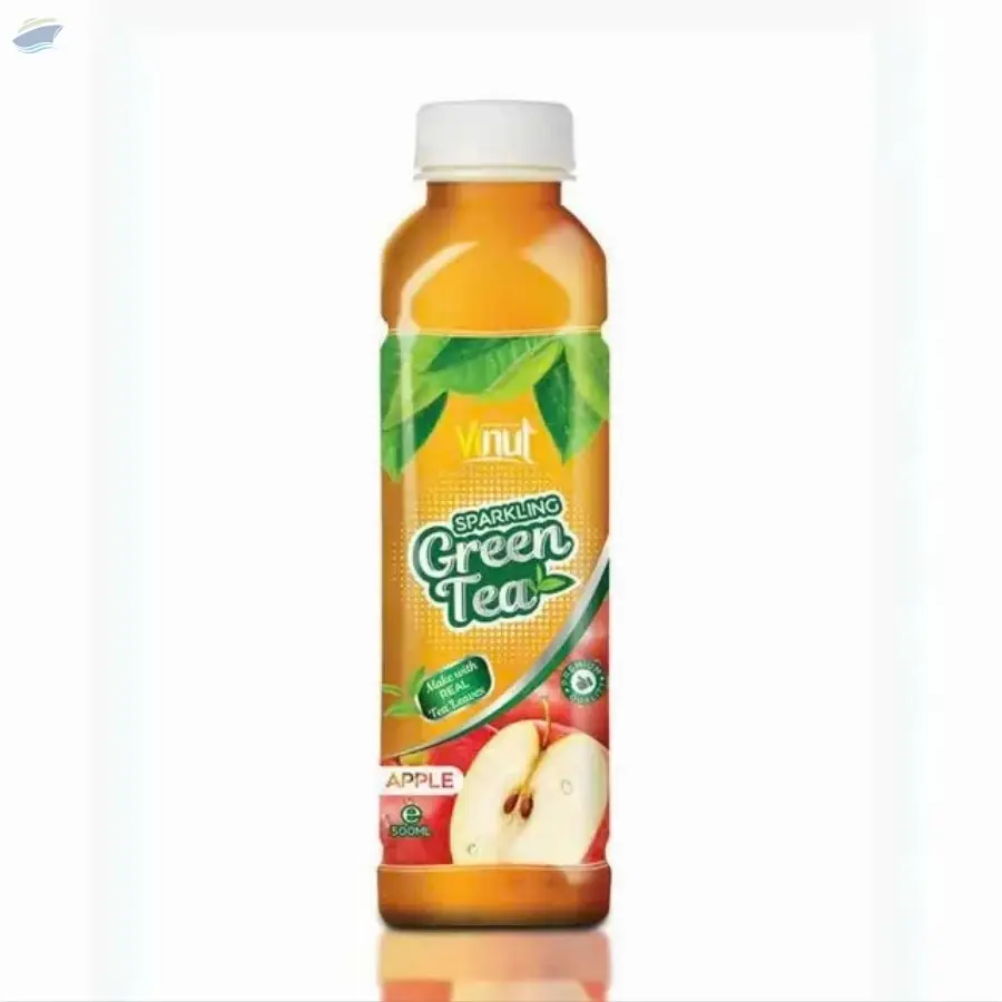 500ml Sparkling water Green tea with Apple