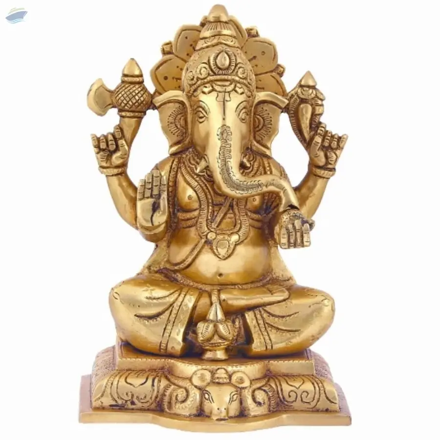 Decorative Sitting Ganesha Figurine
