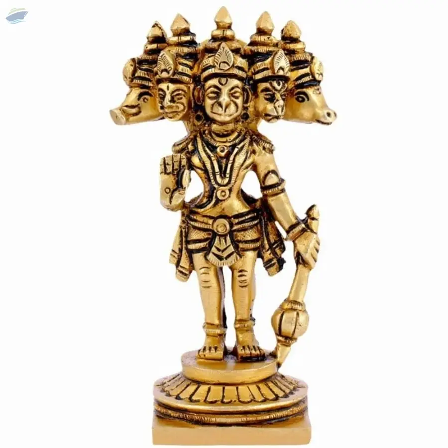 Panchmukhi Hanuman Brass Idol by Anand