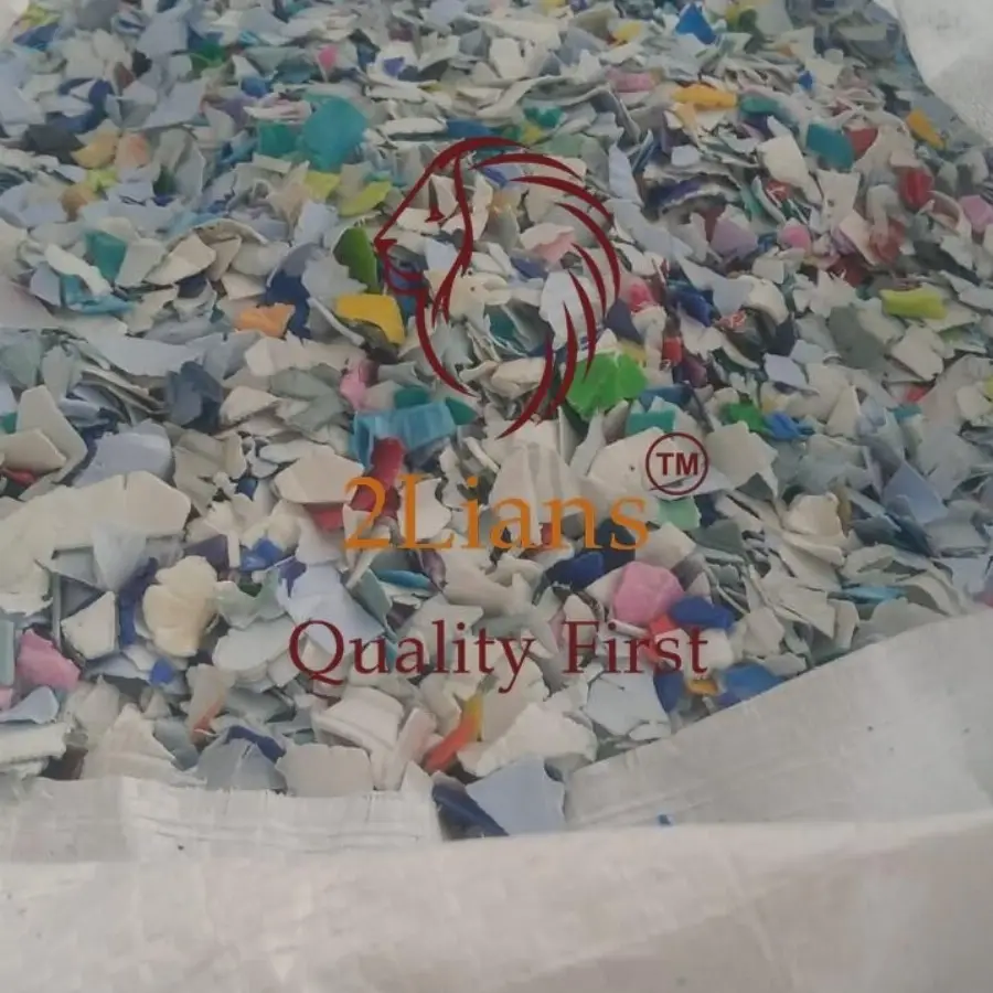 HDPE Flakes  Mix colors