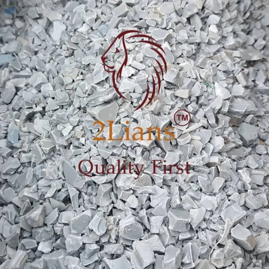 PVC  pipes regrind grey