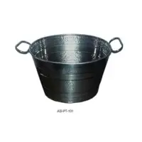 Small Hammered-SS Party Tubs