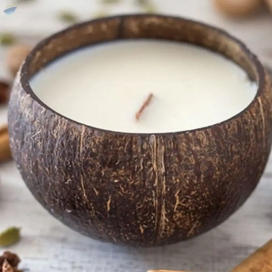 Coconut Shell Candle