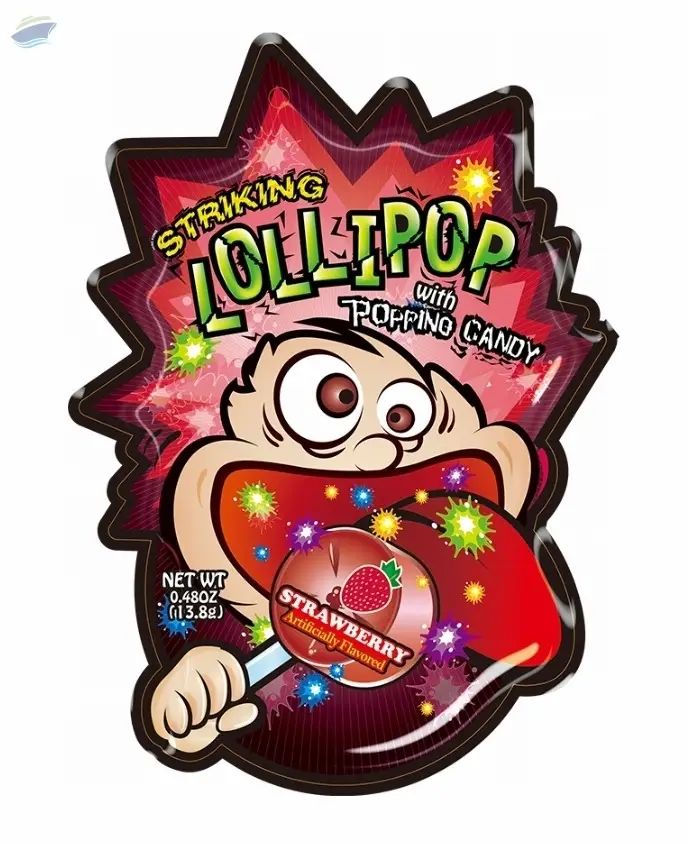 Striking Strawberry Flavor Lollipop  - 192 pcs