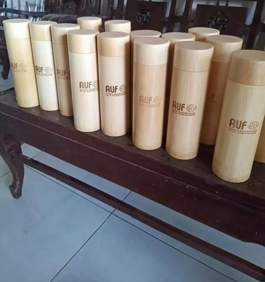 Bamboo Vacuum Bottle or Vacuum Flask