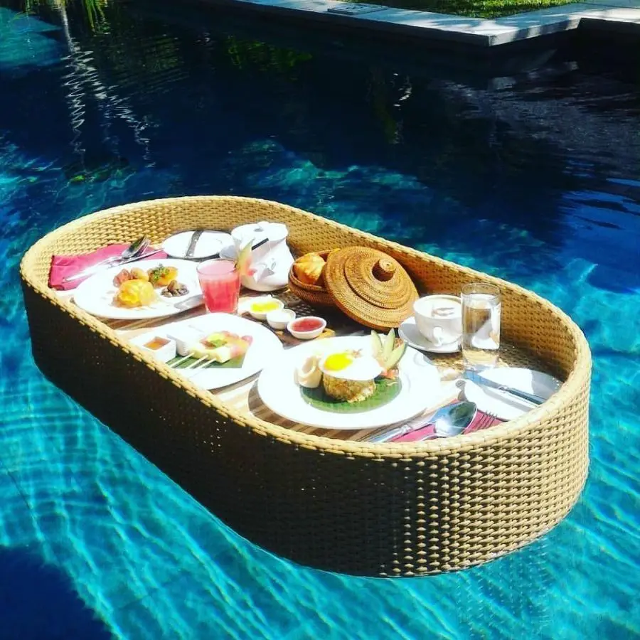 Rattan Floating Tray