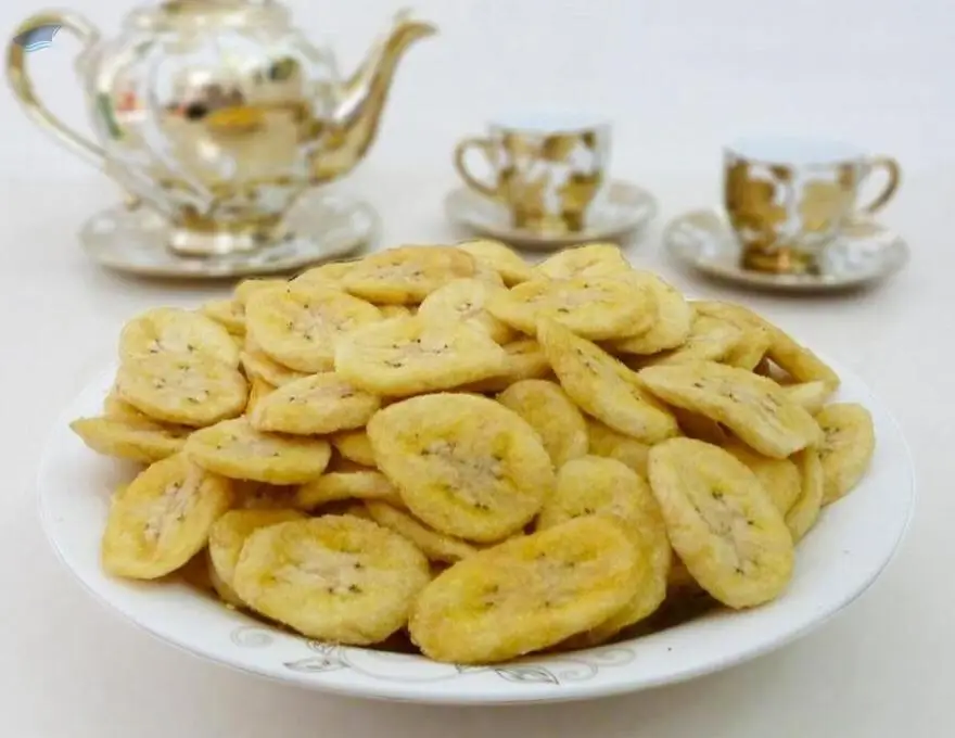Dried Banana Chip With Sweet Taste
