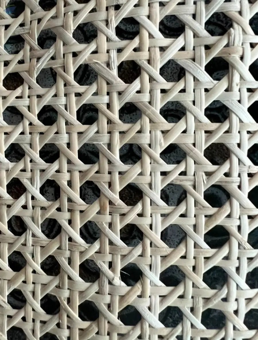 Semi Bleached Rattan Webbing Cane