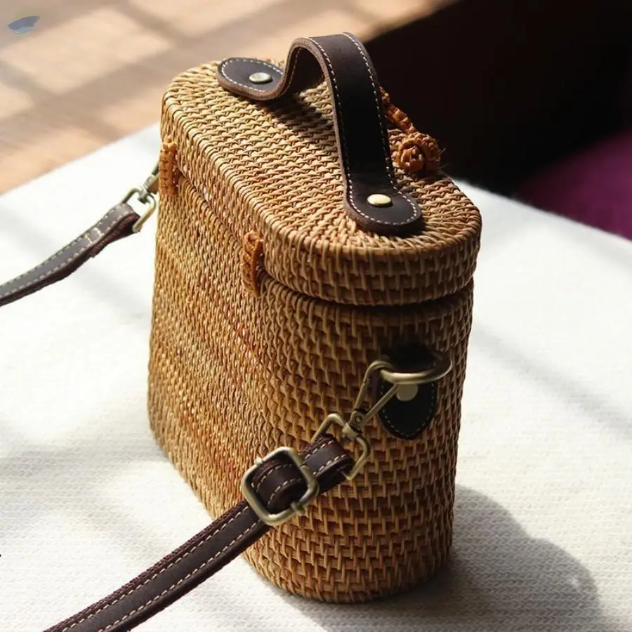 Rattan Shoulder Bag