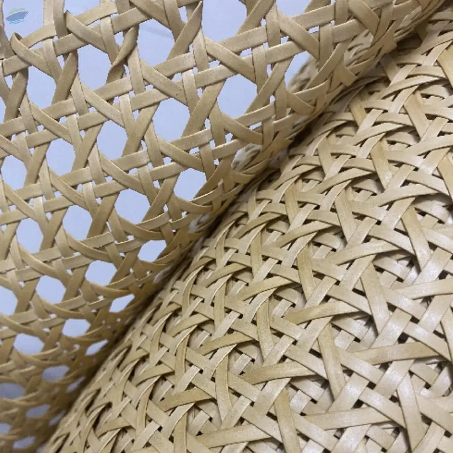 Open Mesh Natural Brown Rattan