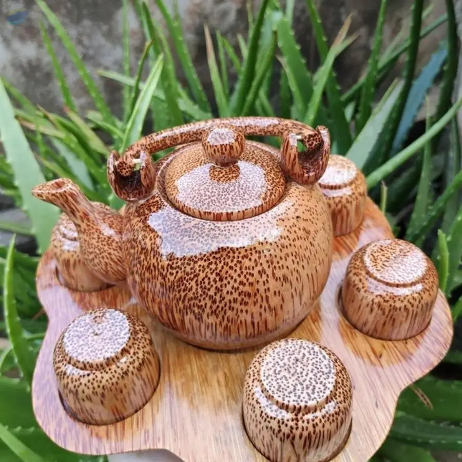 Coconut Set of Teapot