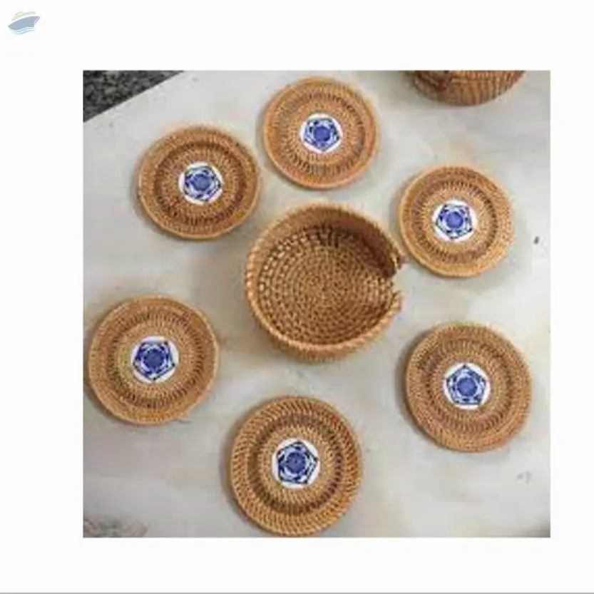 Rattan Coaster / Rattan Placemat Set