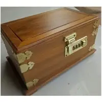 Wooden Clothes Trunk With Lock
