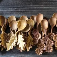 Nice Wooden Carved Spoon