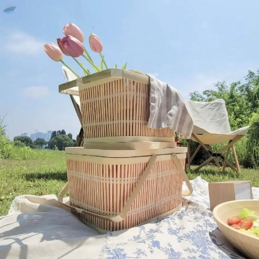 Bamboo Picnic Baskets