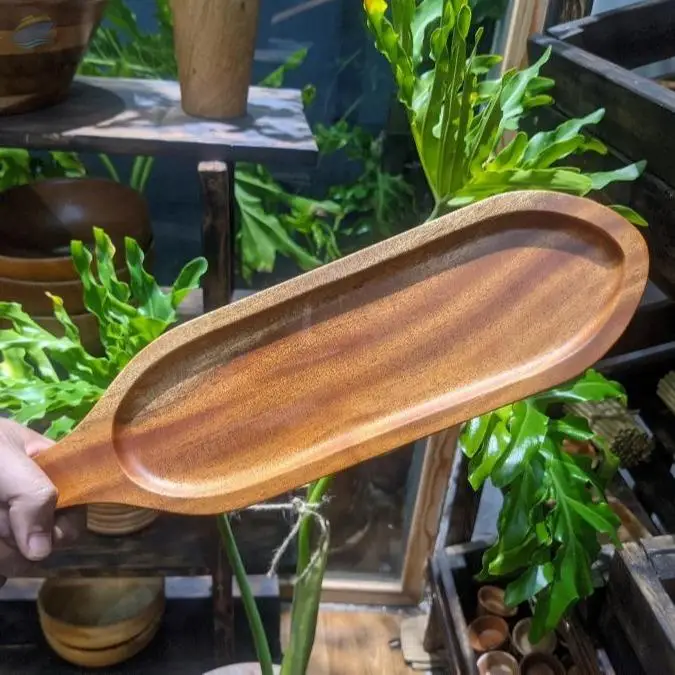 Luxurious Wooden Tray for Kitchenware