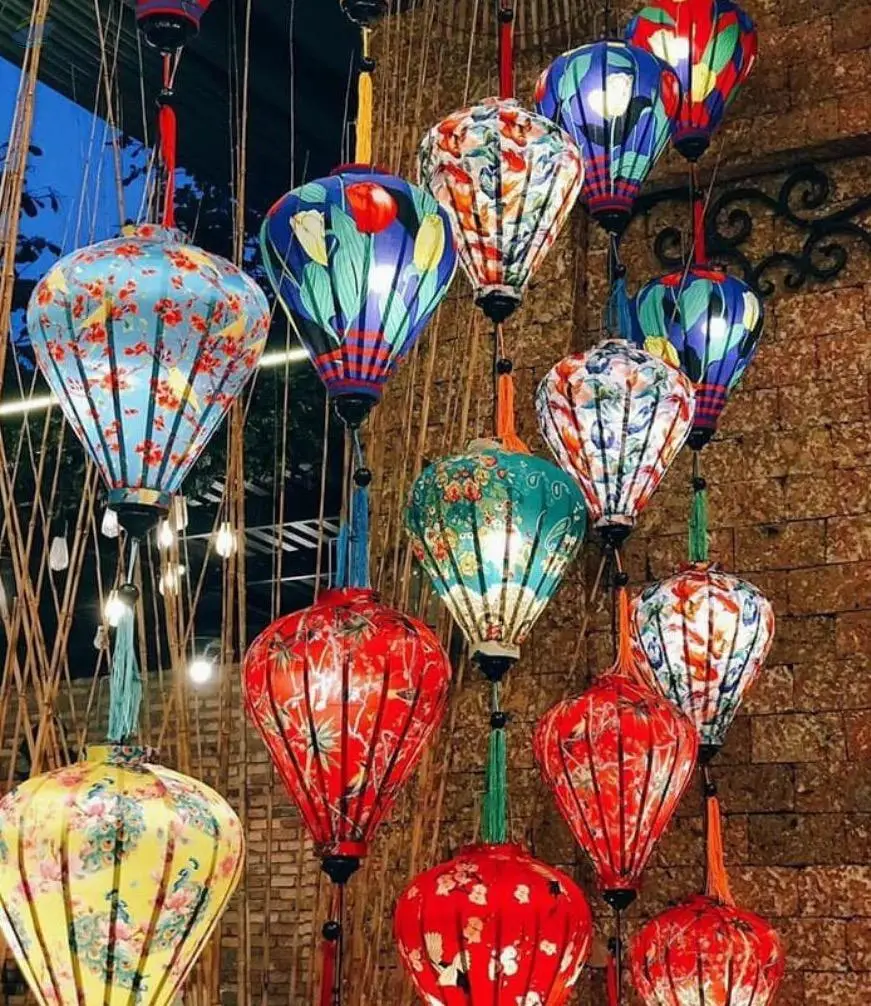 Colorful Hoi An Silk Lanterns