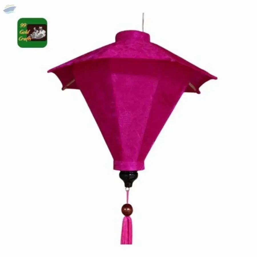 Hoi An Bamboo Silk Lanterns 35cm Mix shape