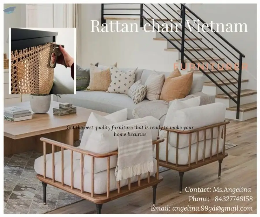 Easy/Lounge Pierre Rattan Chair