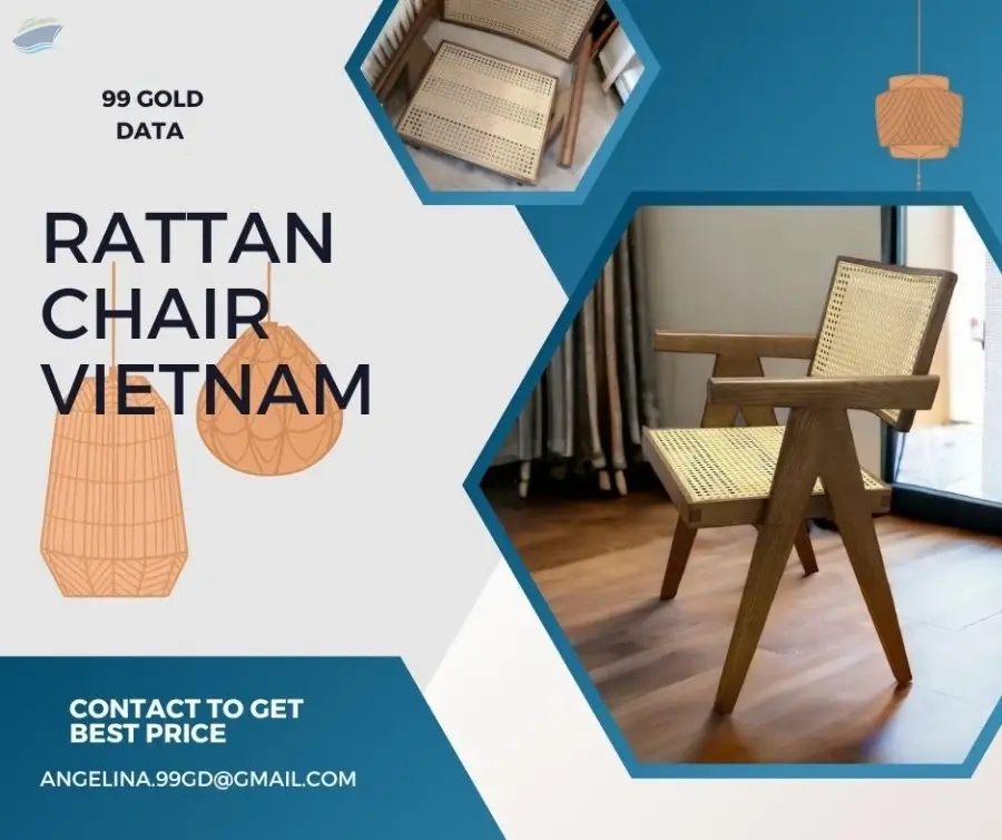 Cane Rattan Dining Chair with Arms