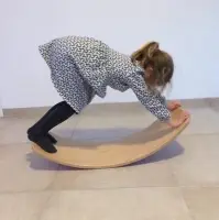 Wooden Balance Board for Kids & Toddlers Wood