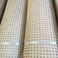 Bleached Open Rattan Webbing Cane