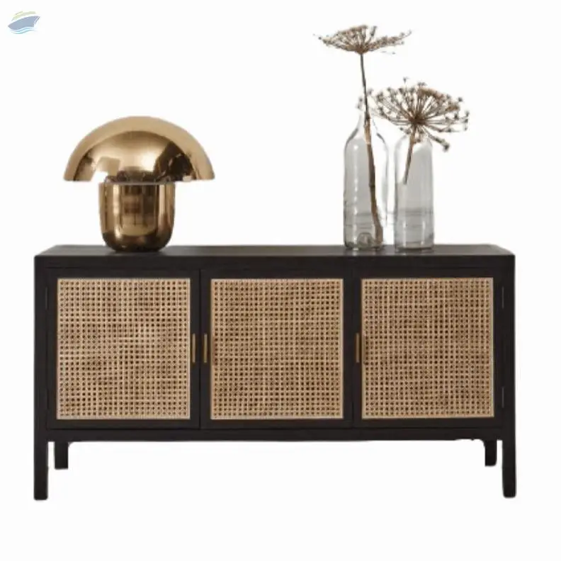 Rattan Shelf For Storage And Decoration
