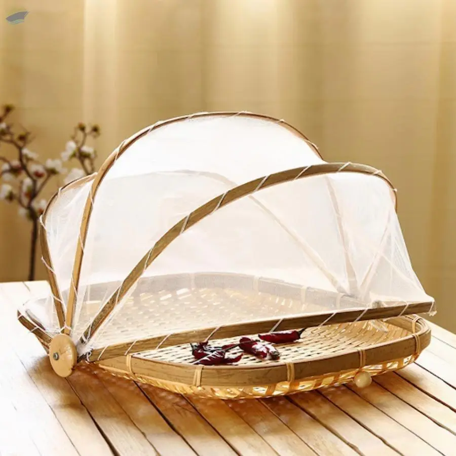 Bamboo Tray And Basket