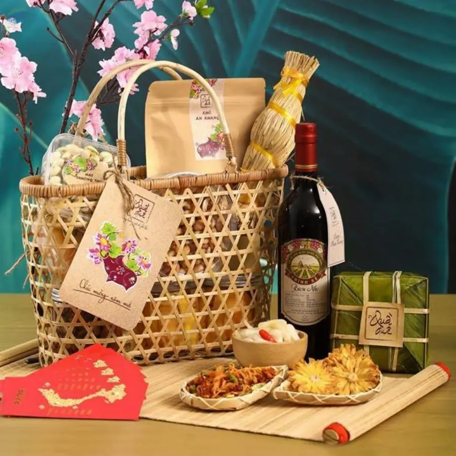 Gift Bamboo Basket