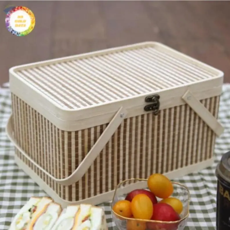 Multipurpose Delicate Handmade Bamboo Baskets