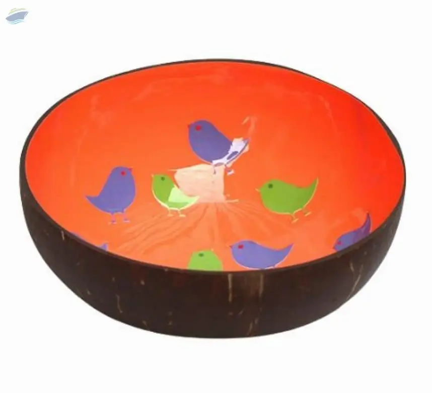 Coconut Lacquered Shell Bowl