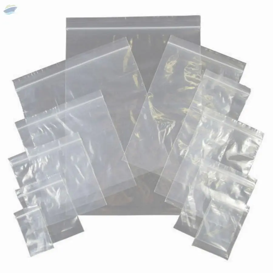 Small Clear Ldpe Zip Lock Poly Zip Bag