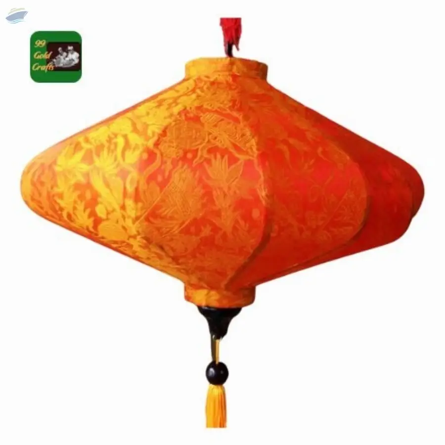 Many Colorful Light Vietnam Lantern Hanging
