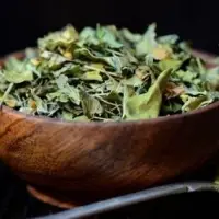 Dried Moringa Leaves Tea Bag Cut